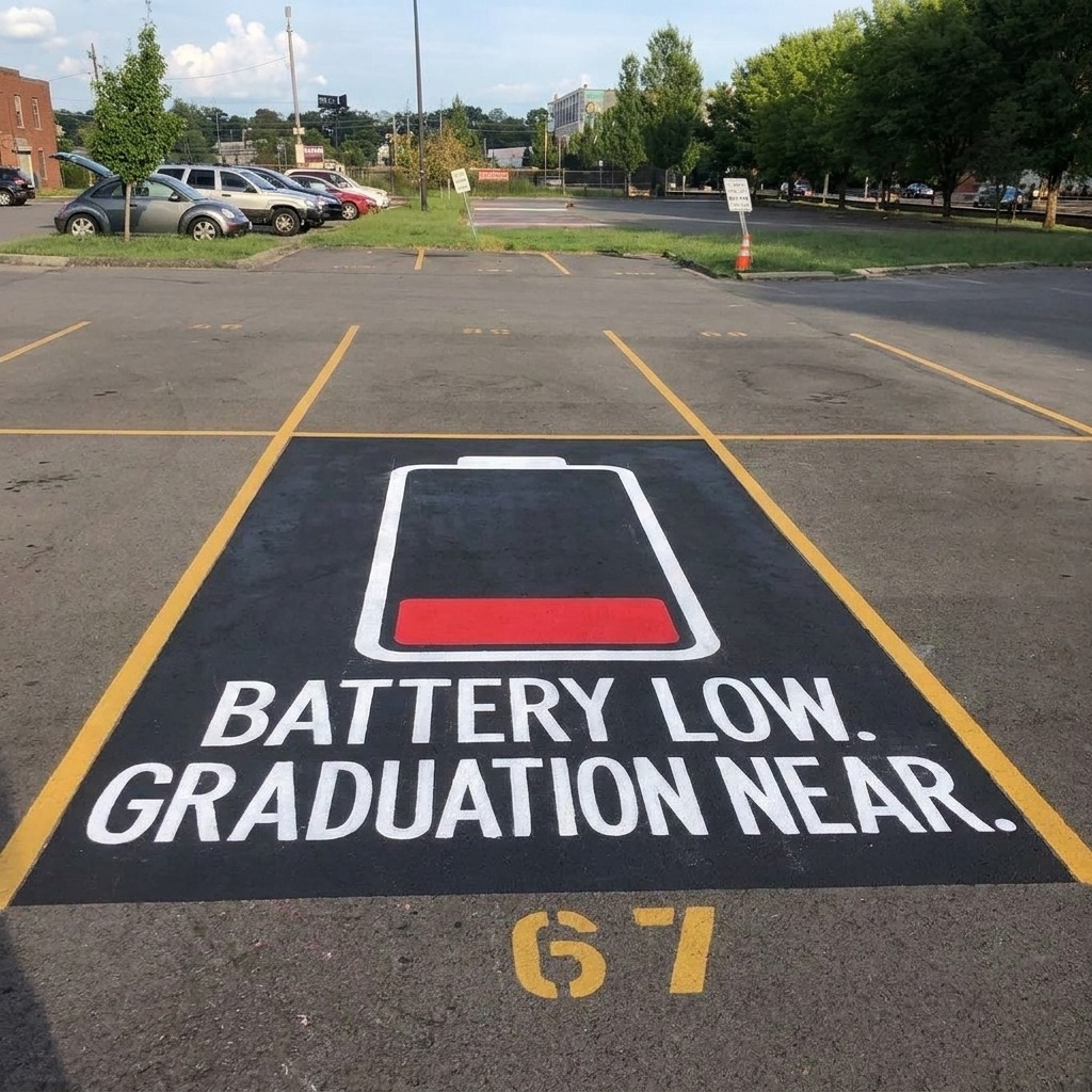 Funny Senior Parking Spot