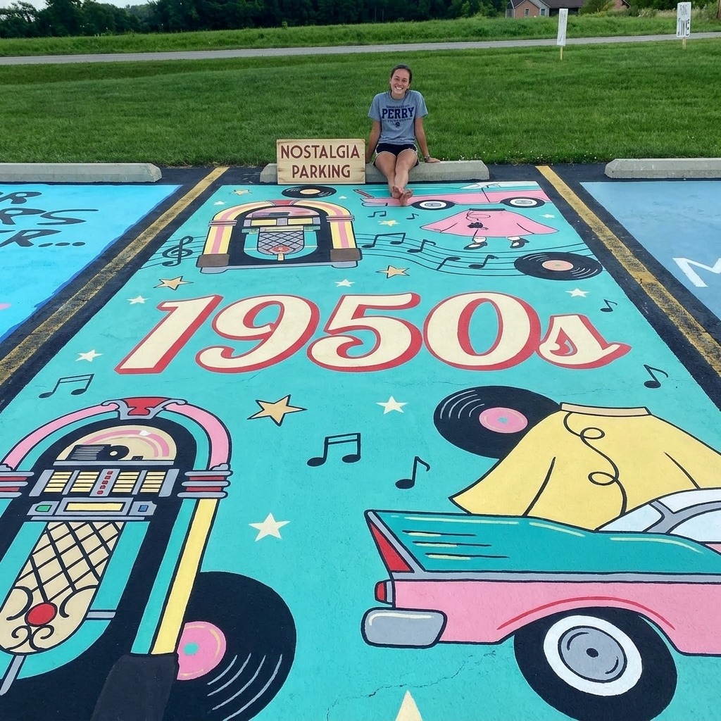 Cute Senior Parking Spot