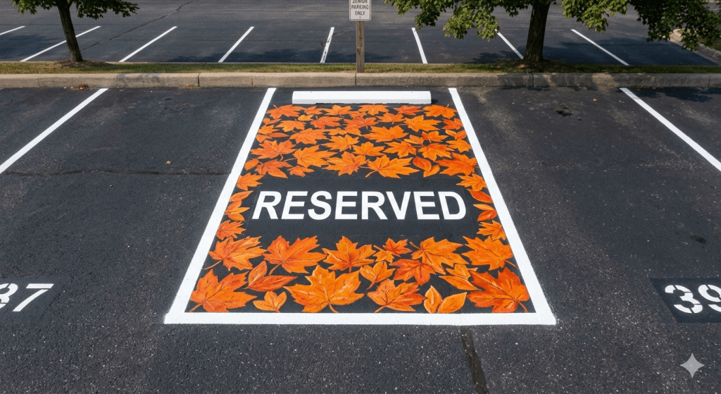 Cute Senior Parking Spot