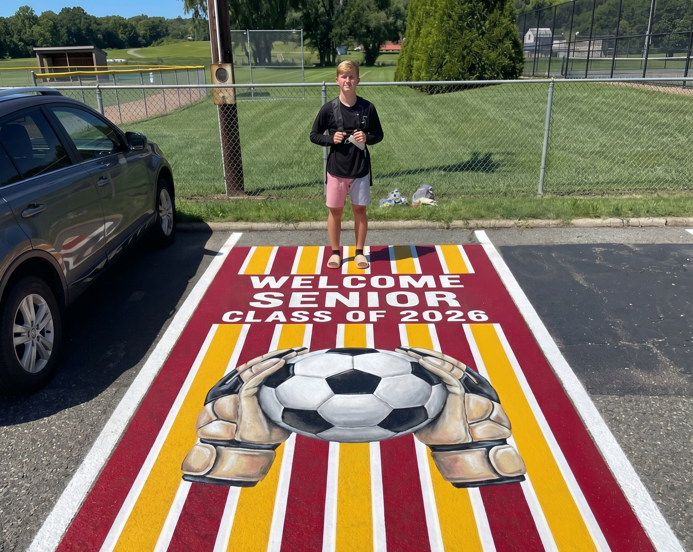 football senior parking spot
