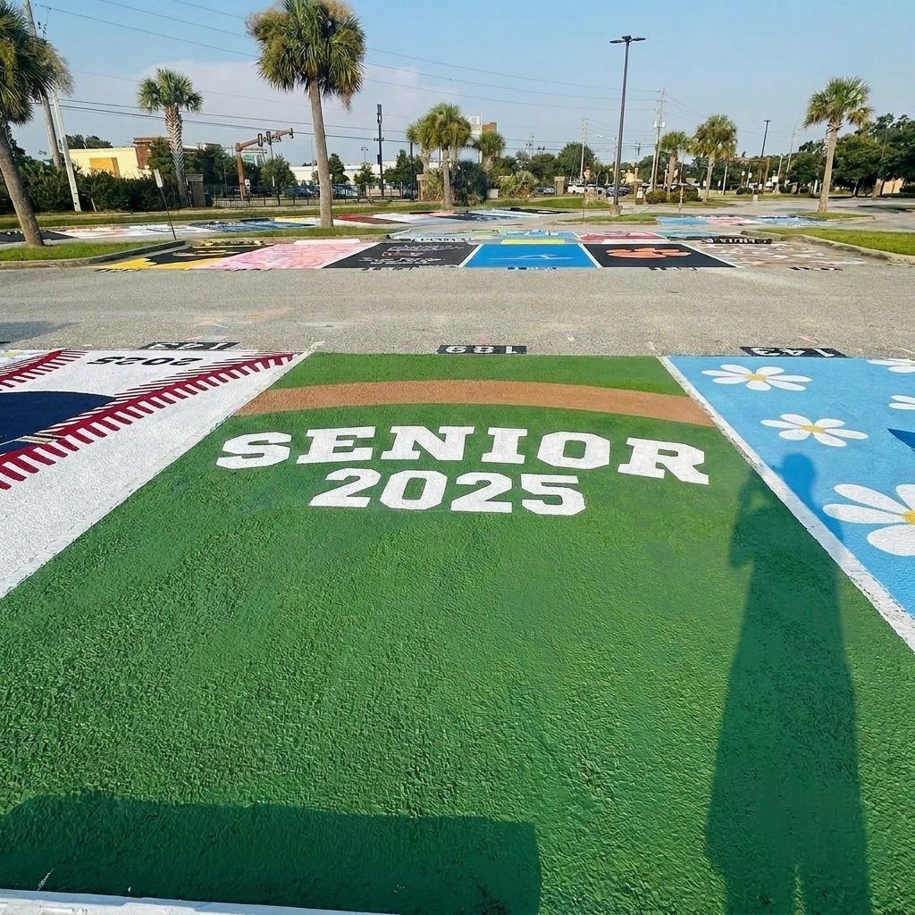 baseball senior parking spot