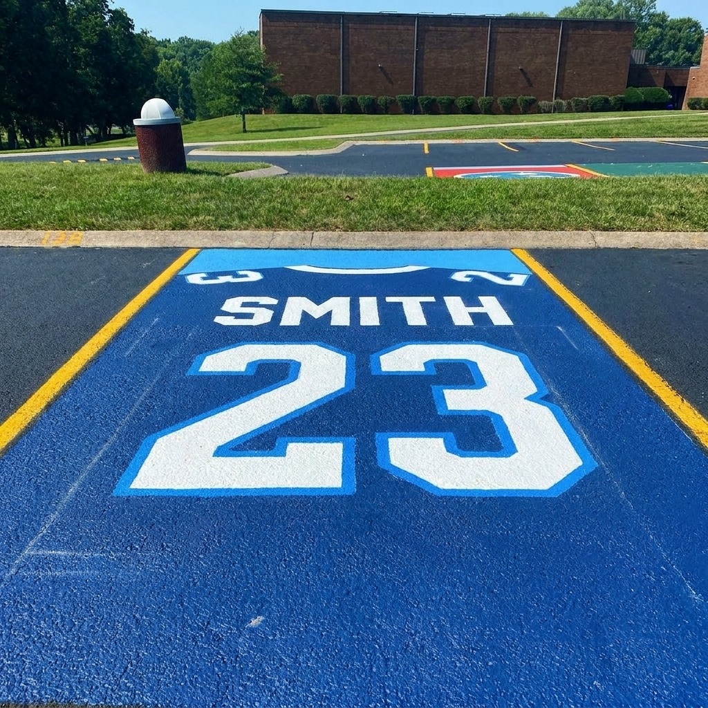 football senior parking spot