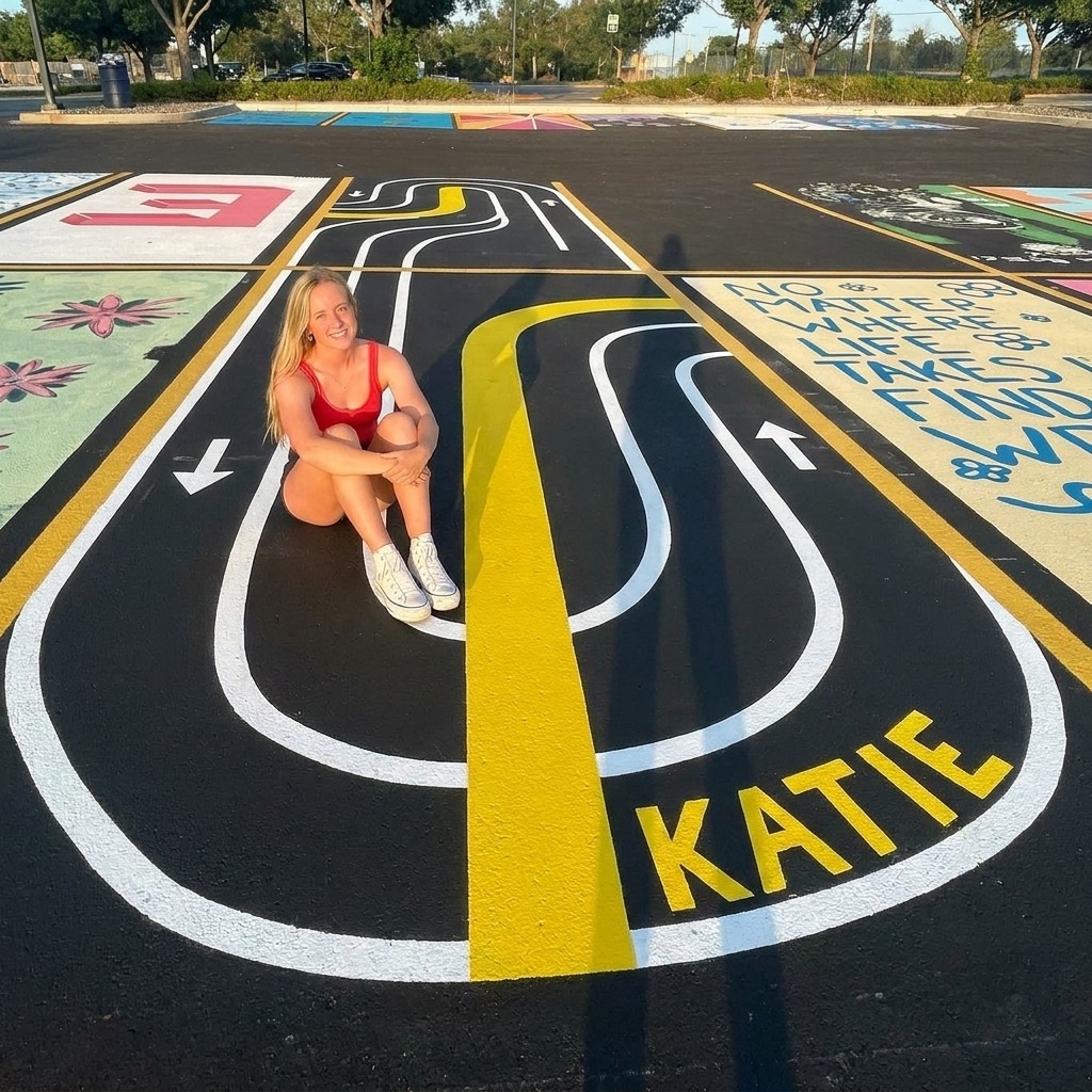 girls senior parking spot