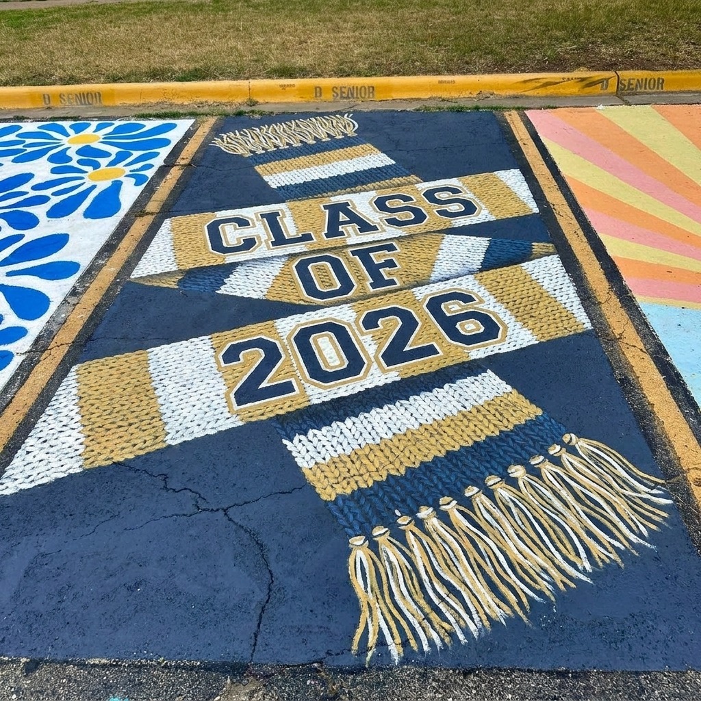 football senior parking spot