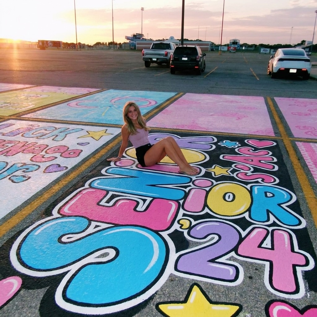 girls senior parking spot