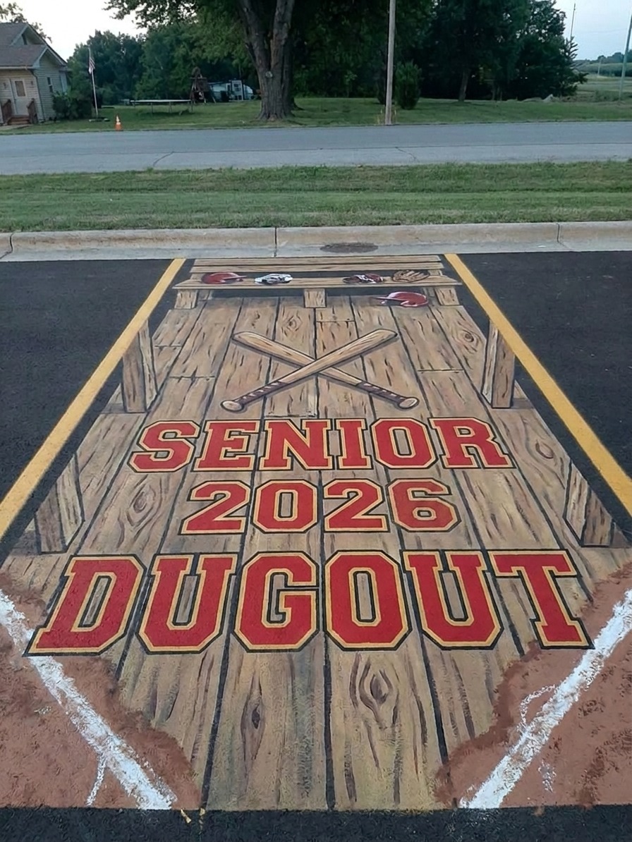 baseball senior parking spot