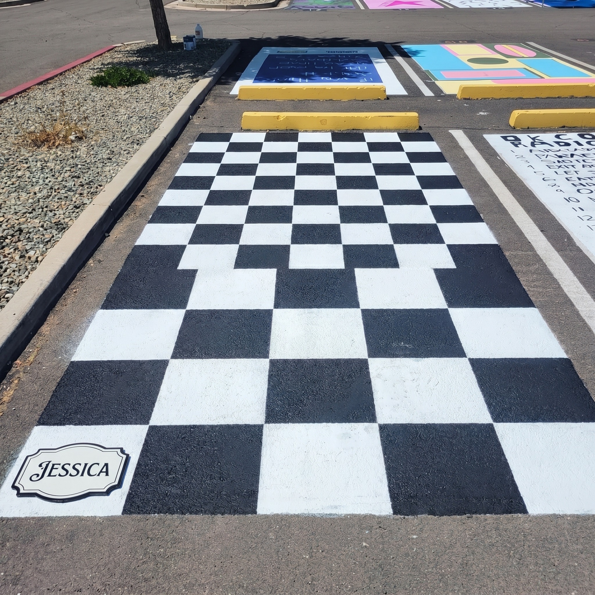 girls senior parking spot
