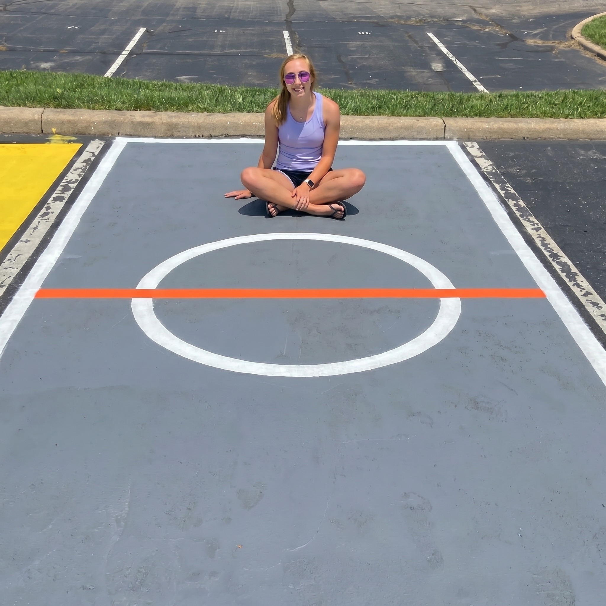 senior basketball parking spot ideas ​