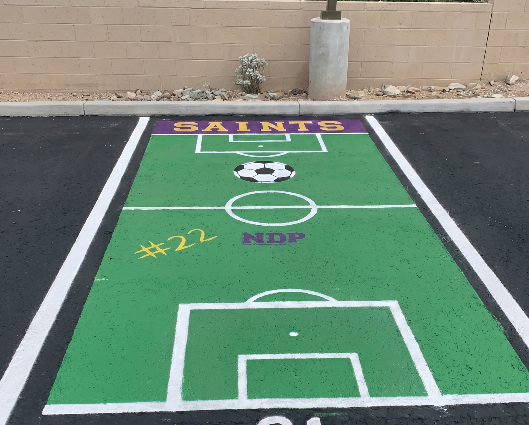 football senior parking spot
