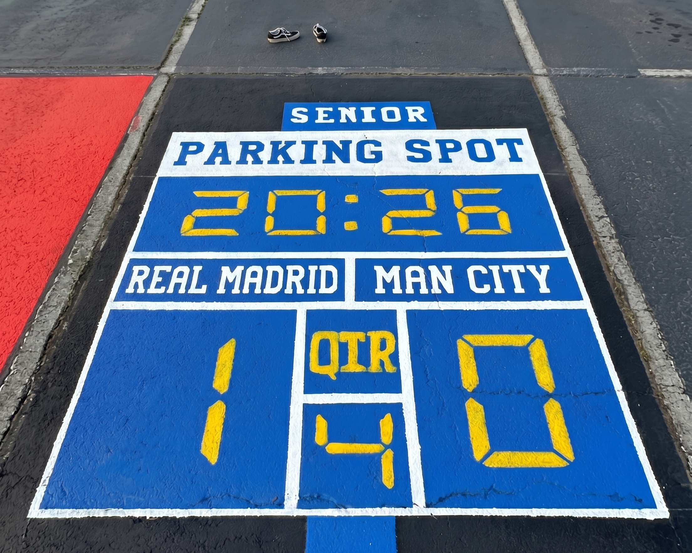 football senior parking spot