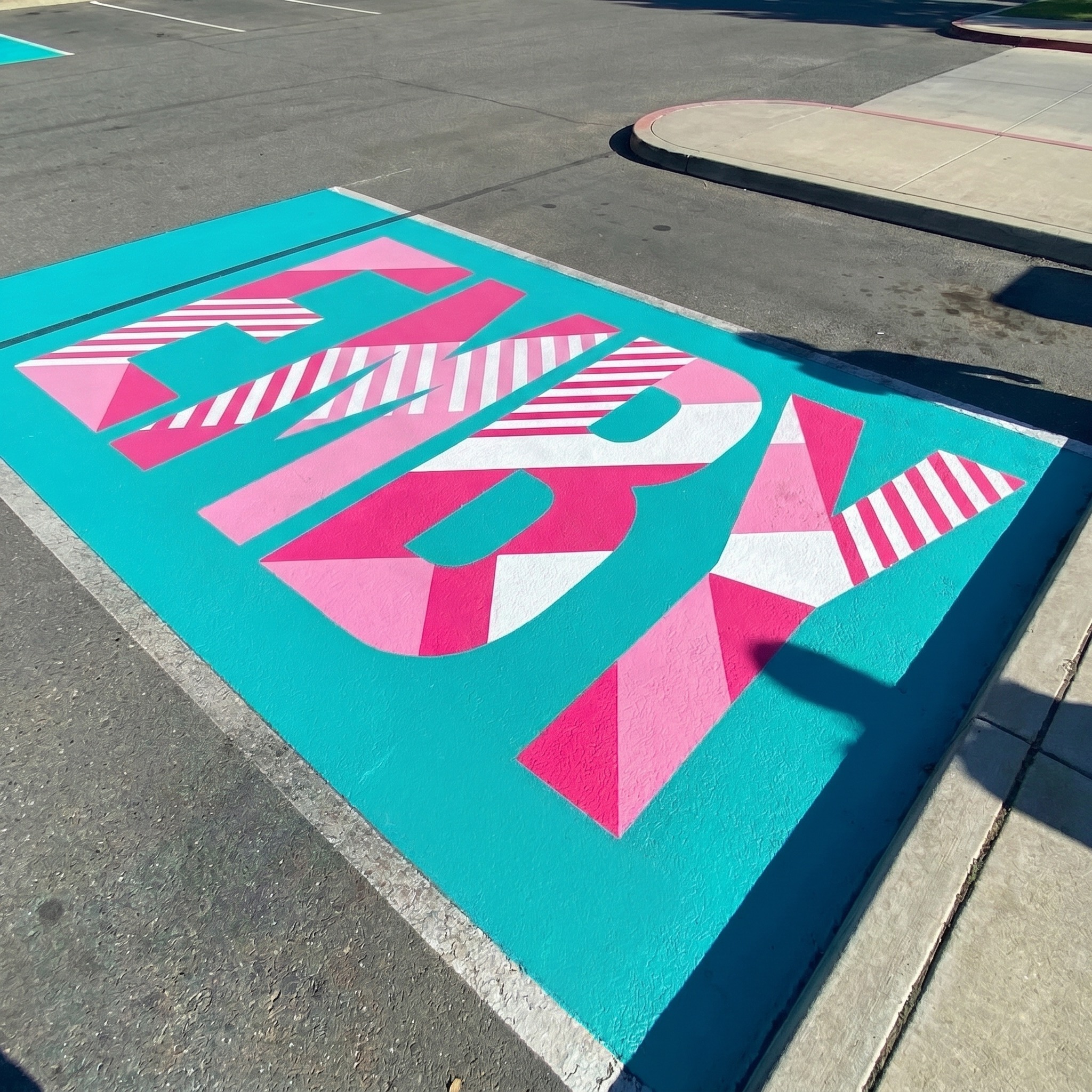 girls senior parking spot