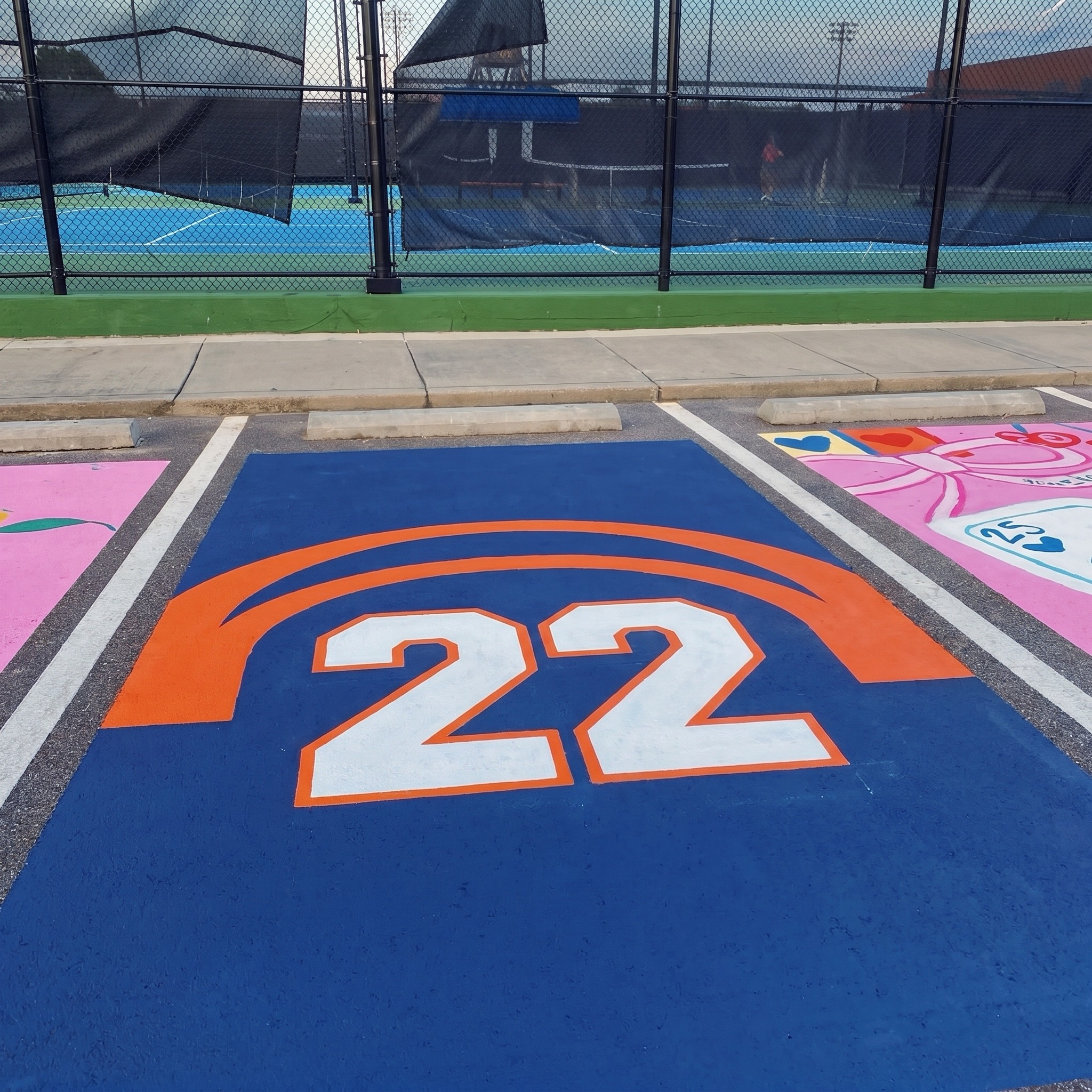 senior basketball parking spot ideas ​