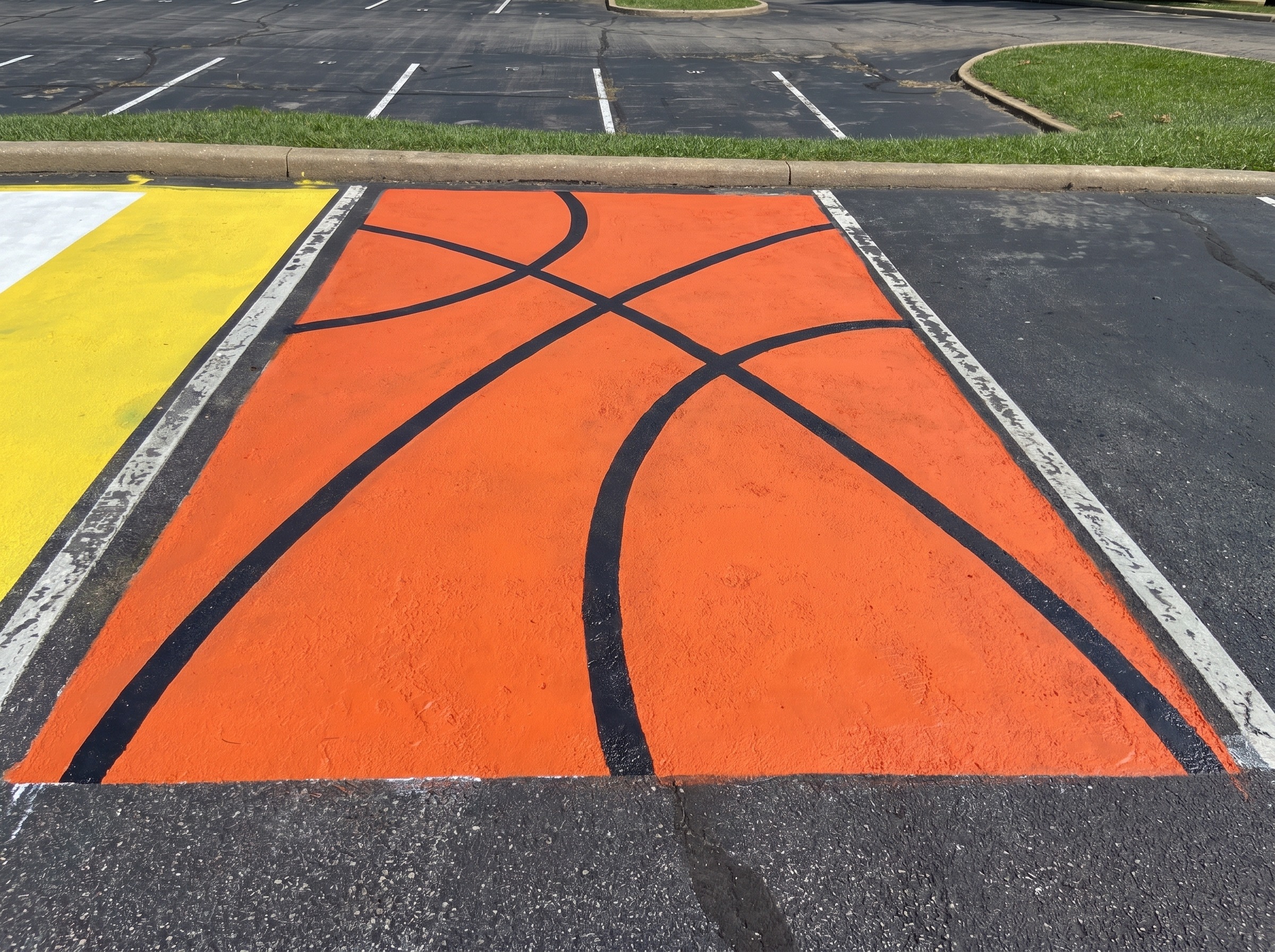 senior basketball parking spot ideas ​