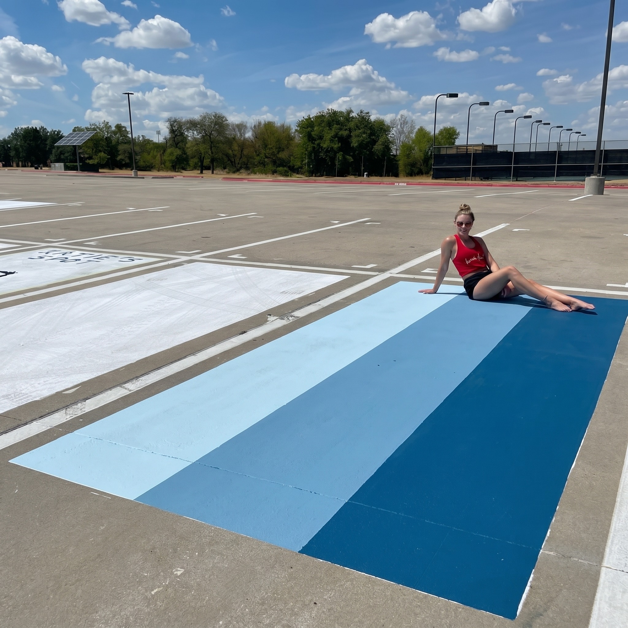 Creative Senior Parking Spot