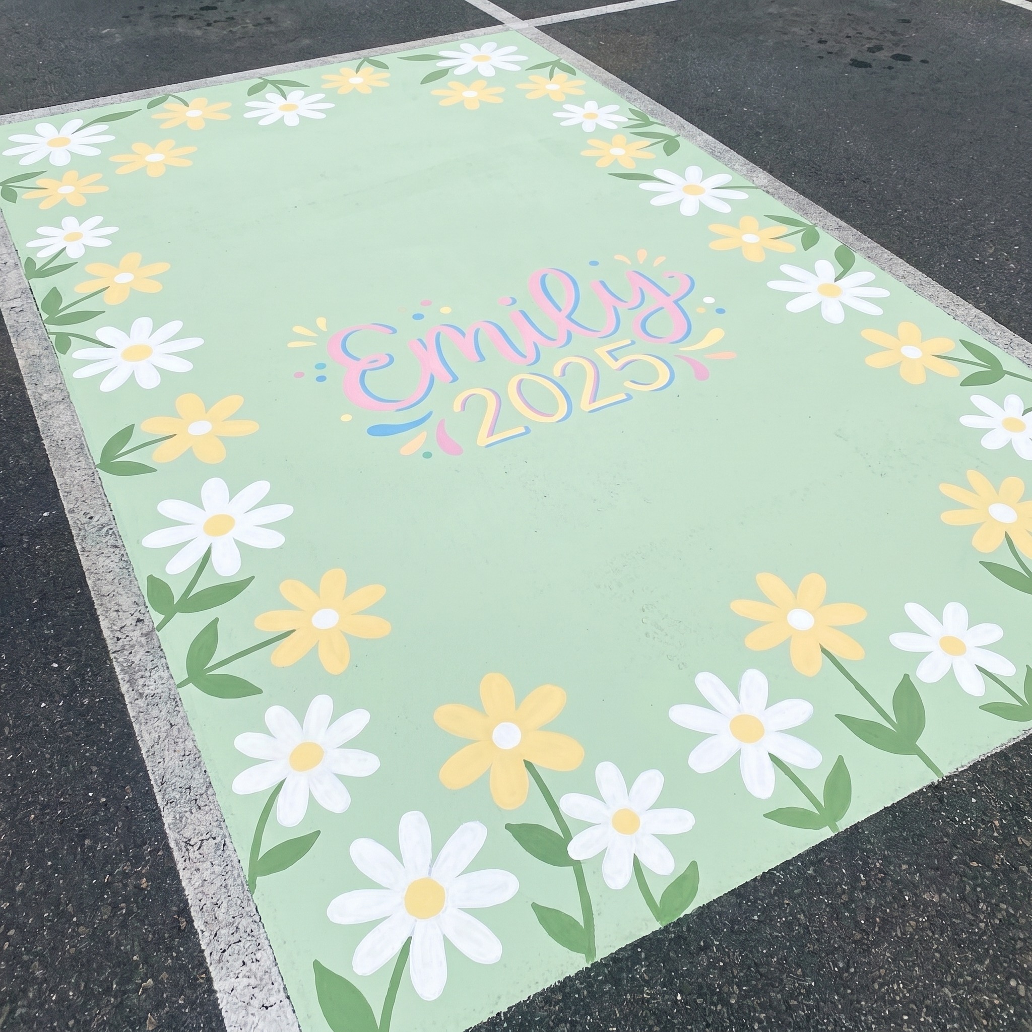 girls senior parking spot 