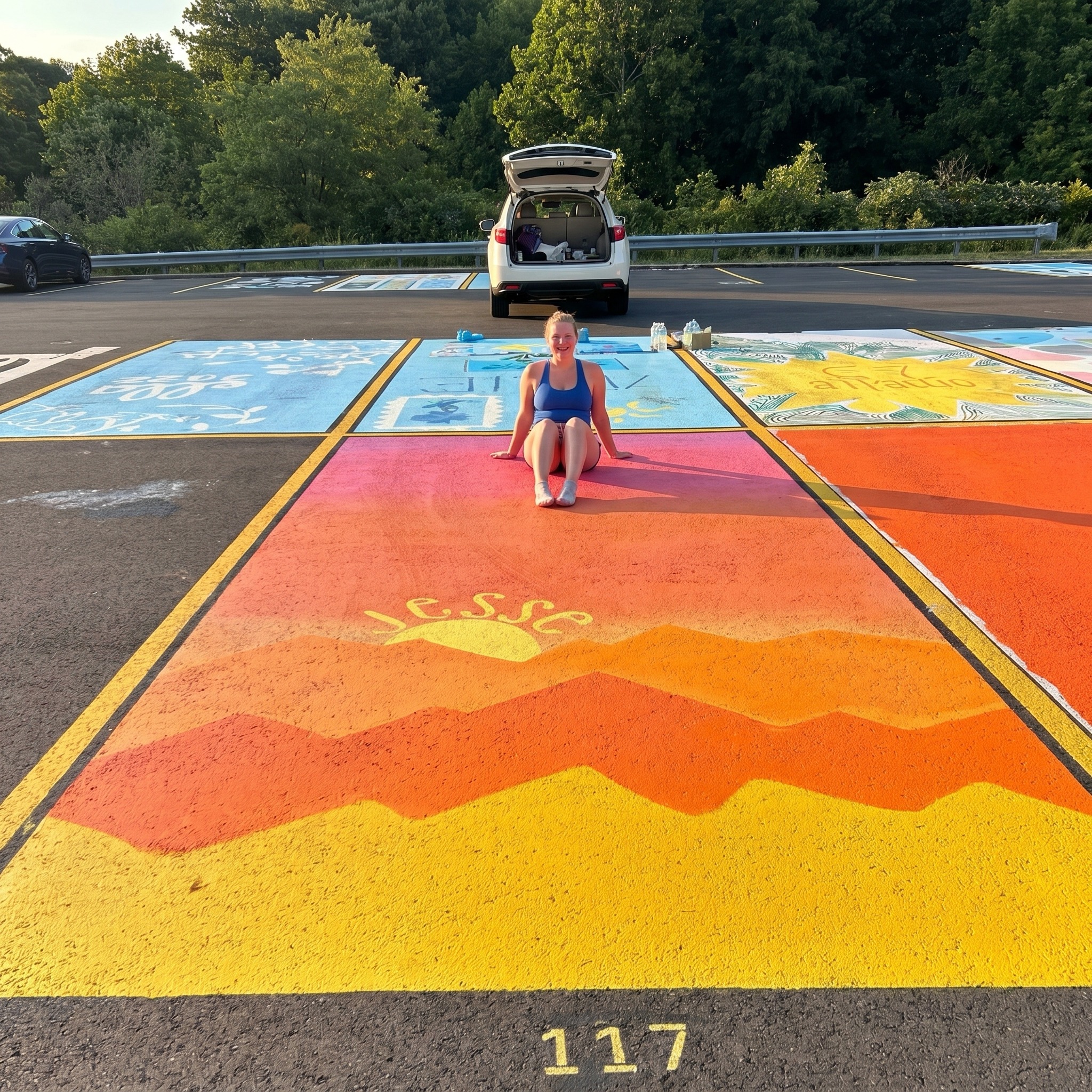 Creative Senior Parking Spot