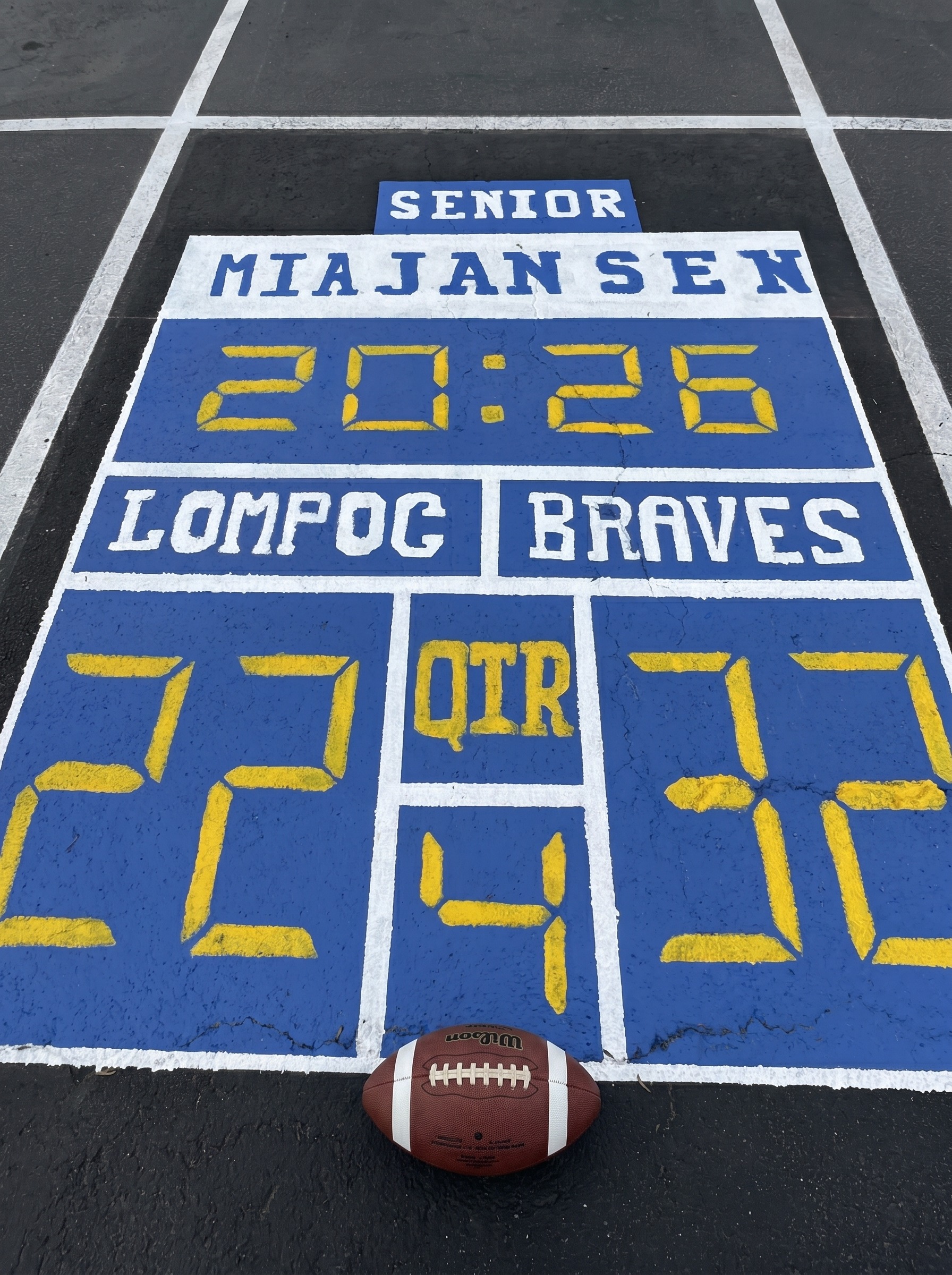 Rugby Senior Parking Spot