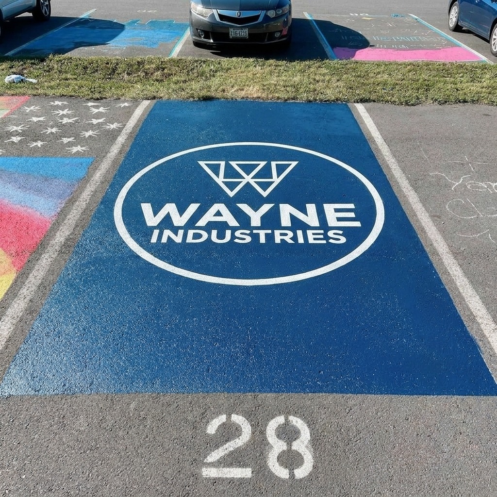 Batman Parking Spot Ideas