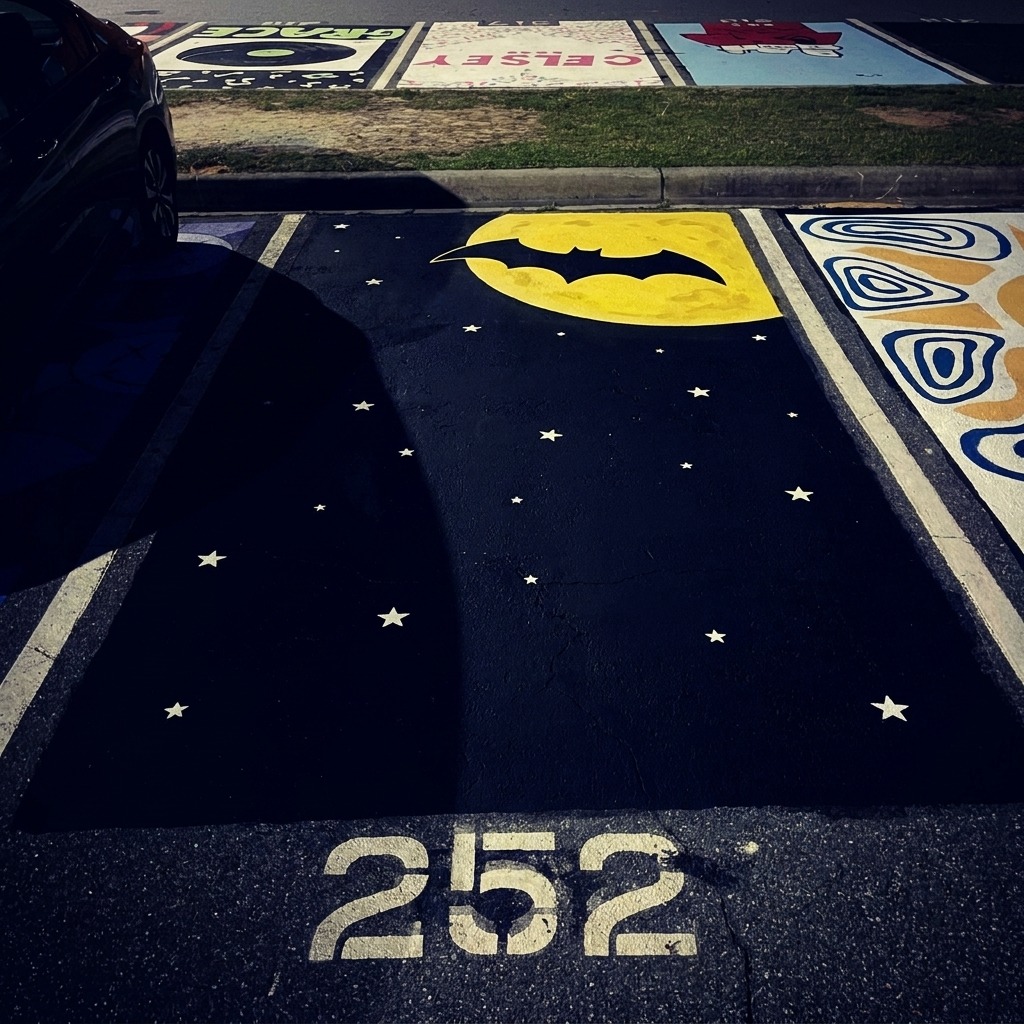 Batman Parking Spot Ideas