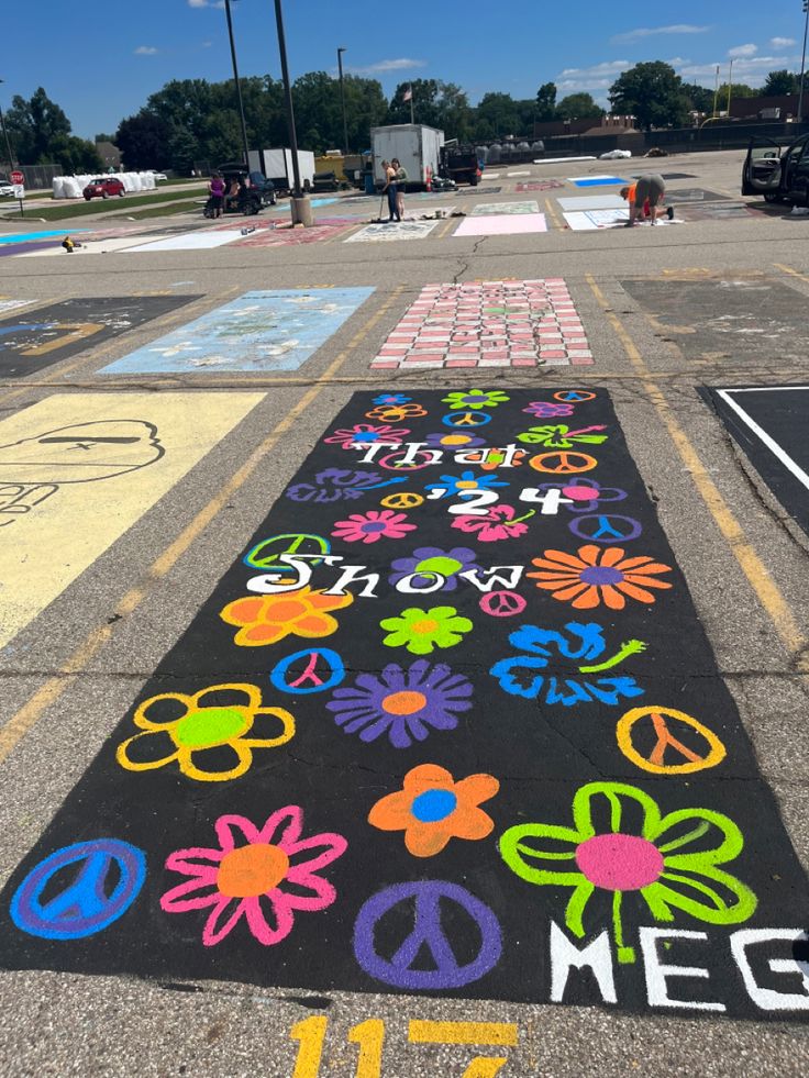 Retro senior parking spot