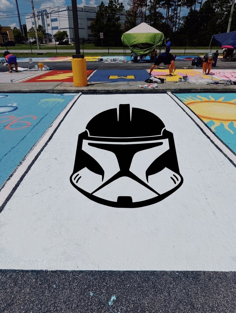 star wars parking spot ideas