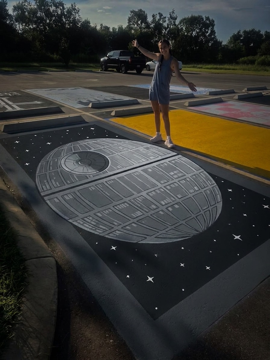 star wars parking spot ideas