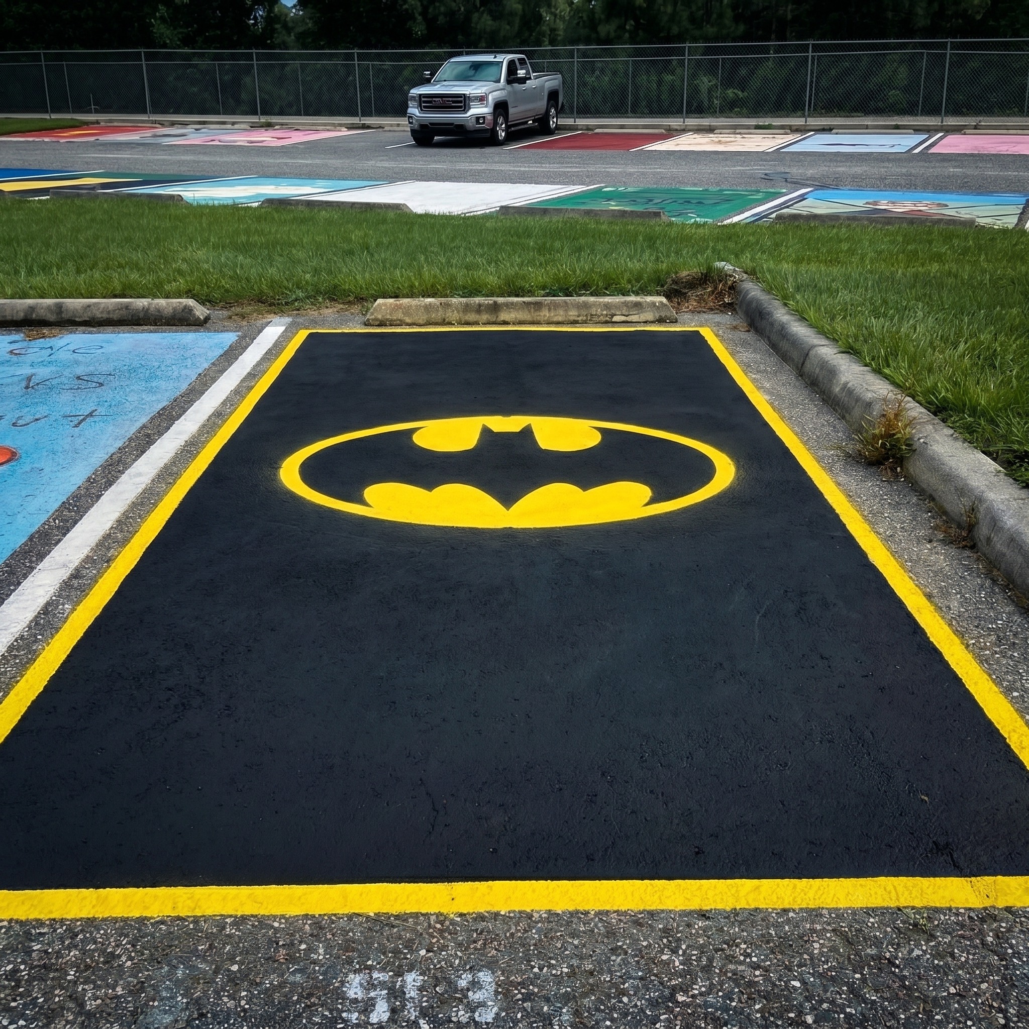 batman parking spot ideas​