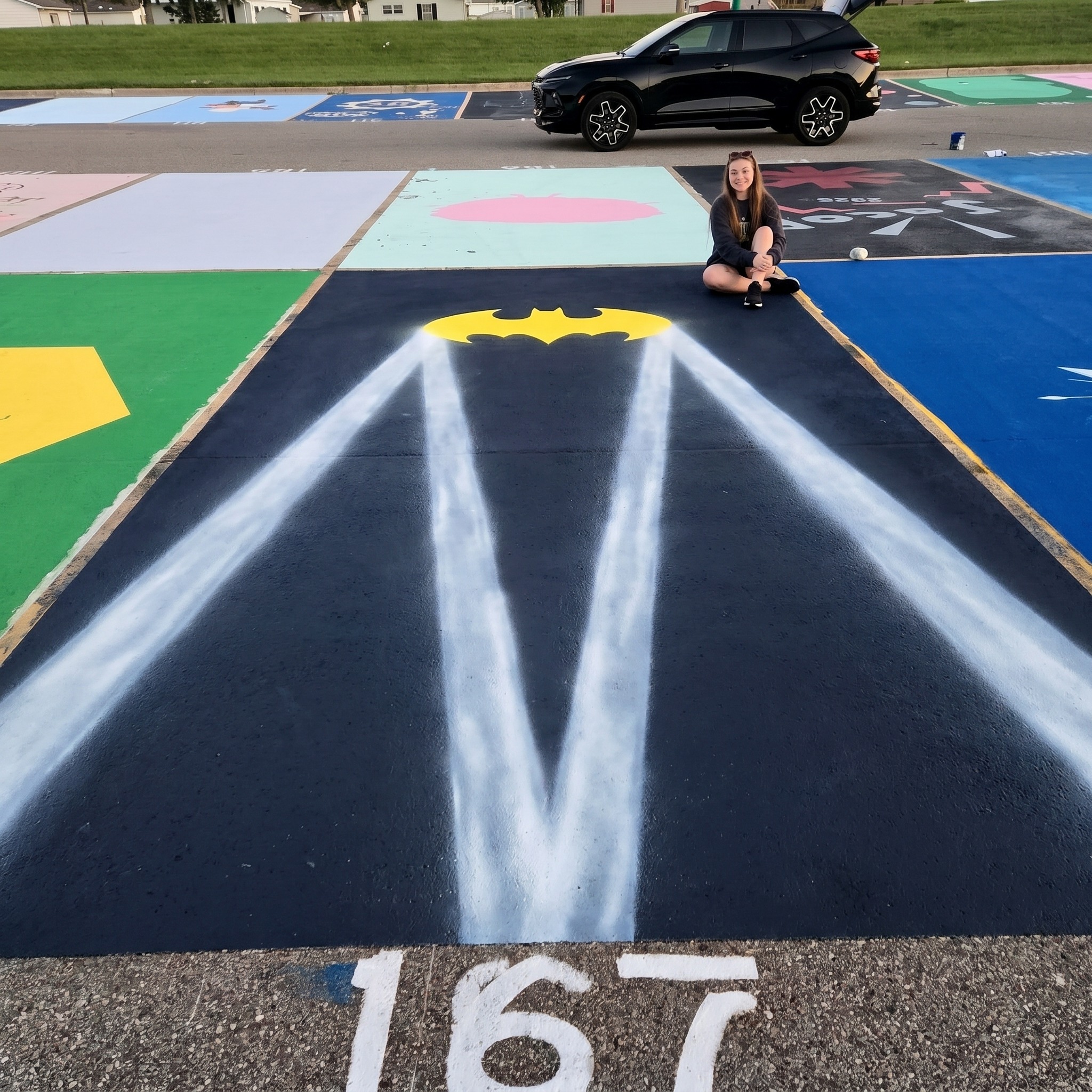 batman parking spot ideas​