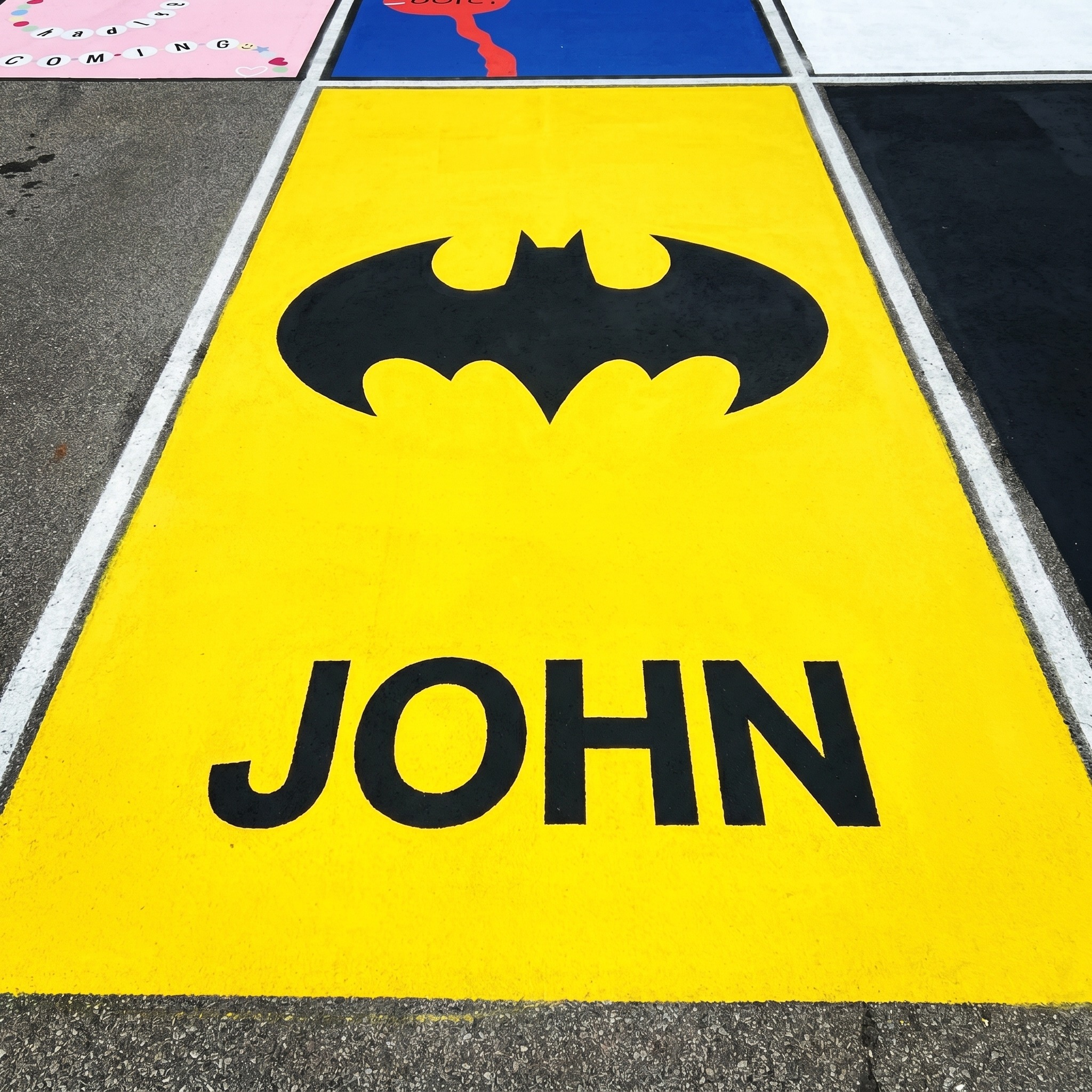 batman parking spot ideas​
