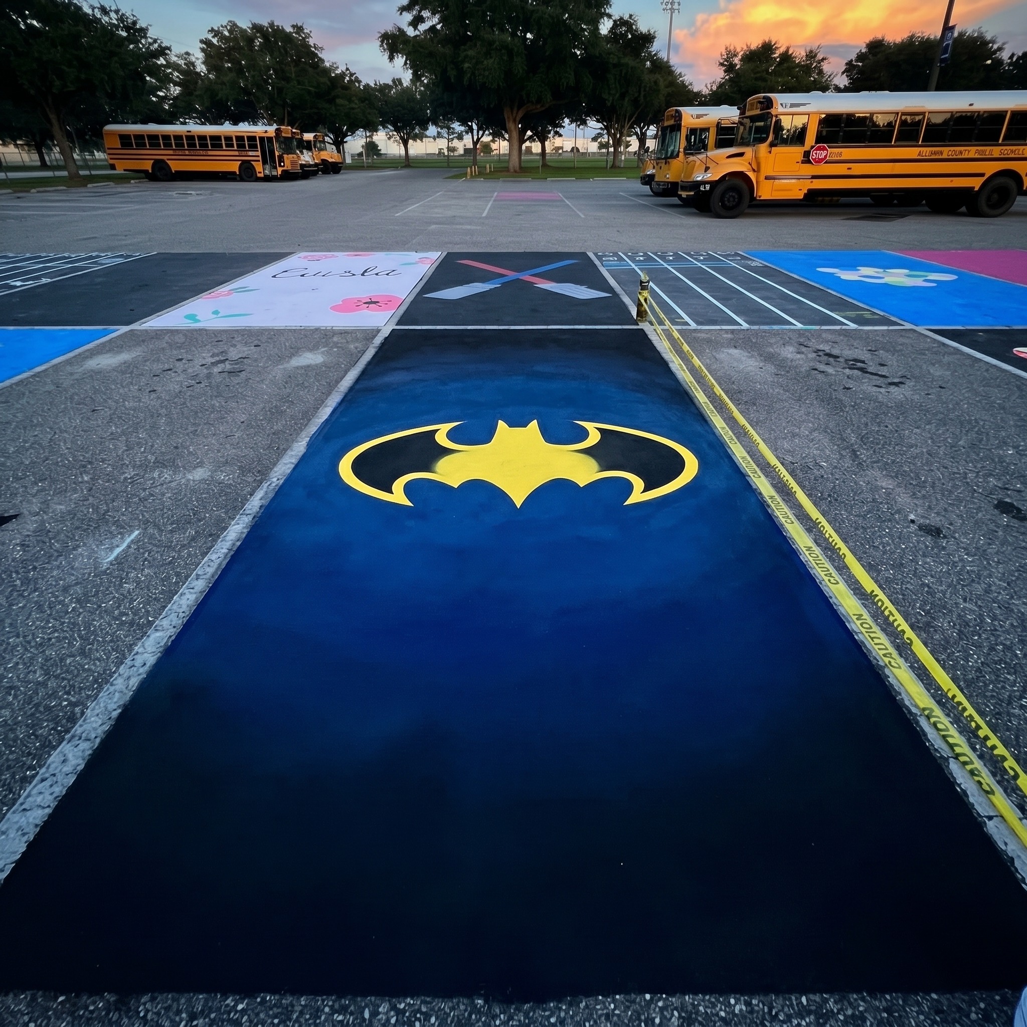 batman parking spot ideas​