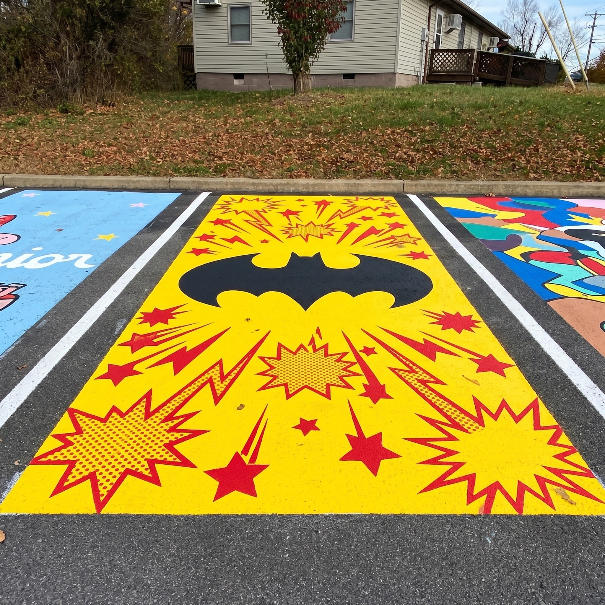 batman parking spot ideas​