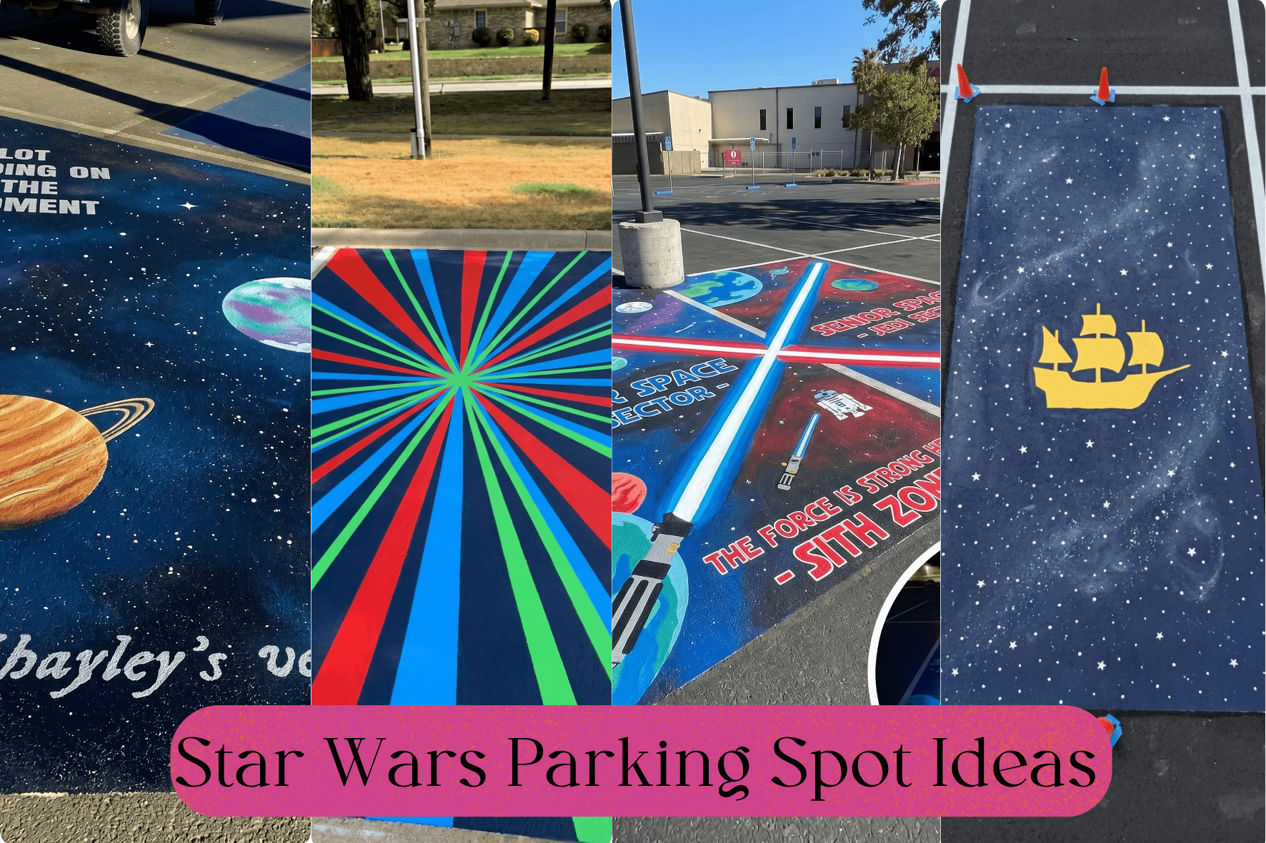 star wars parking spot ideas