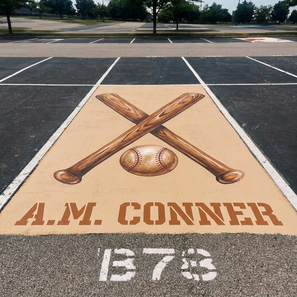 Senior Baseball Parking Spot