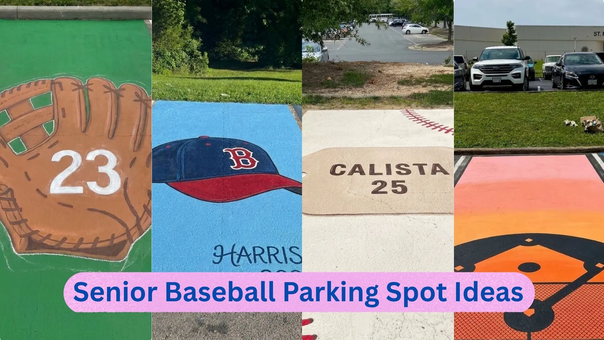 Senior Baseball Parking Spot